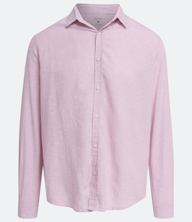 Camisa Comfort Básica en Lino 7