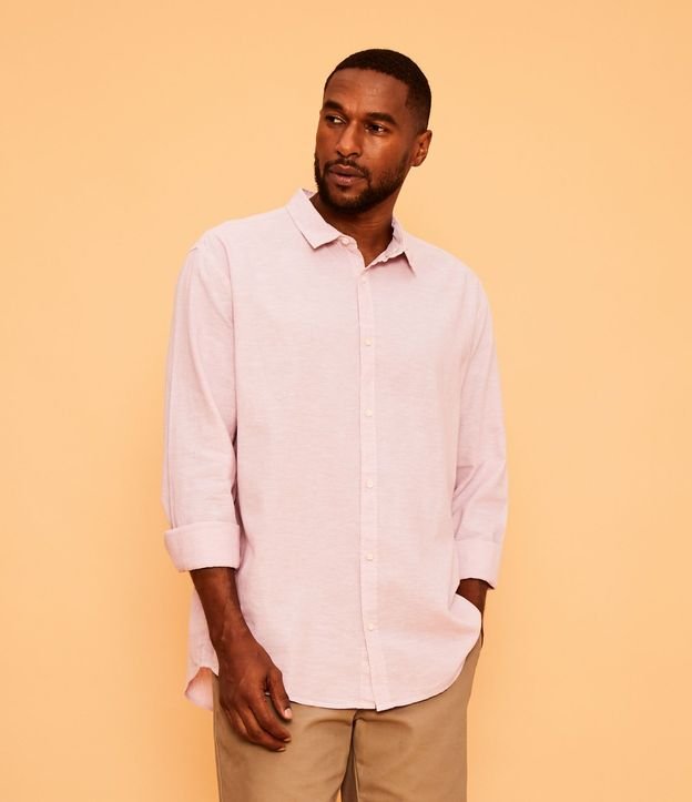 Camisa Comfort Básica en Lino