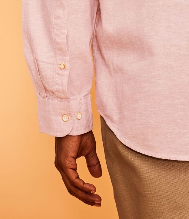 Camisa Comfort Básica en Lino 6