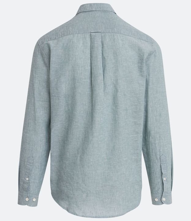 Camisa Comfort Básica en Lino 5
