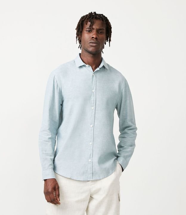 Camisa Comfort Básica en Lino 1