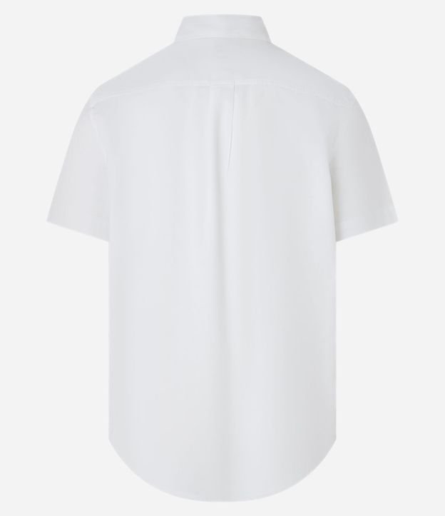 Camisa Comfort Básica en Lino con Bolsillo Delantero 6