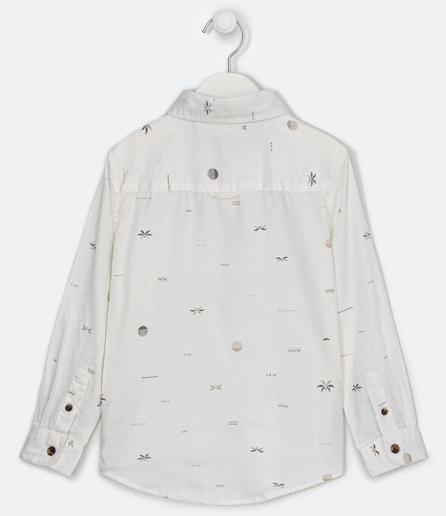 Camisa Infantil con Estampado de Mini Iconos - Talle 5 a 14 años 2