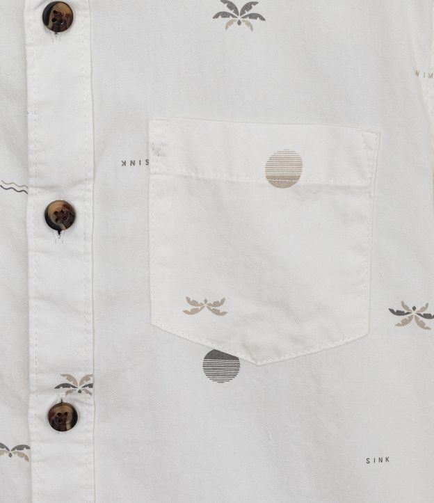 Camisa Infantil con Estampado de Mini Iconos - Talle 5 a 14 años 3