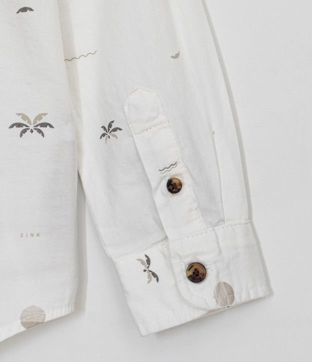 Camisa Infantil con Estampado de Mini Iconos - Talle 5 a 14 años 4