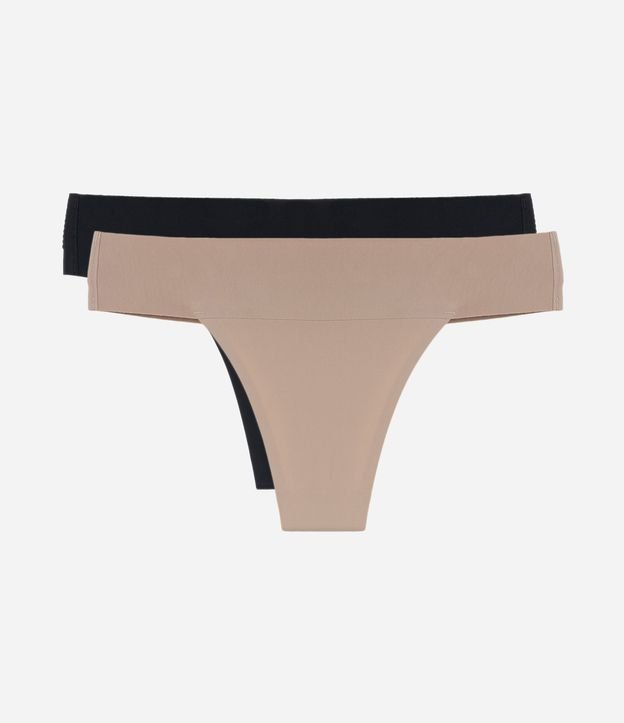 Kit con 2 Bombachas Bikini con Cintura Ancha 3