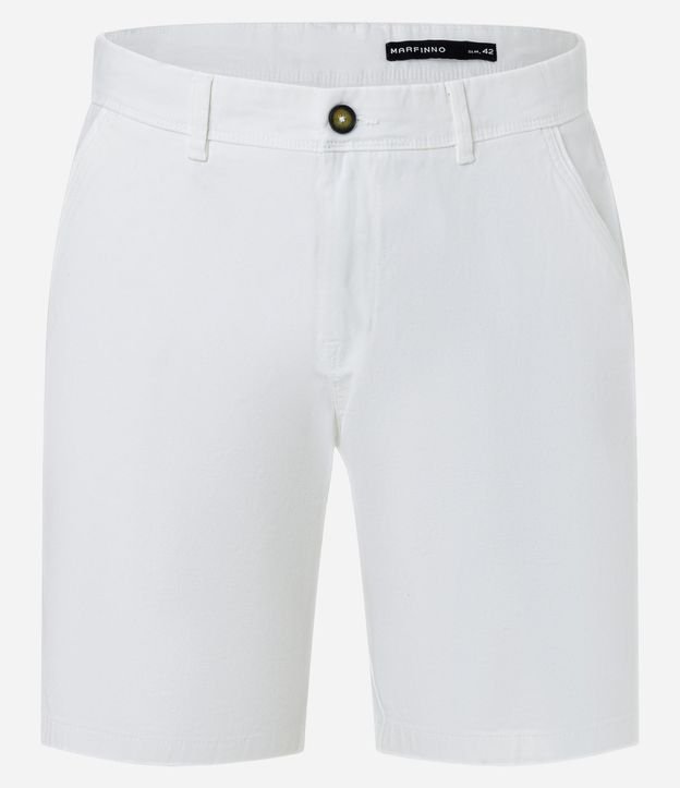 Bermuda Slim en Sarga con Elastano 6