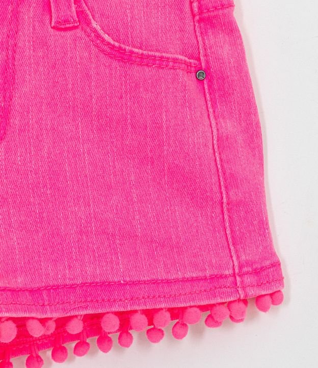 Short Infantil con Mini Pompón - Talle 1 a 5 años 3
