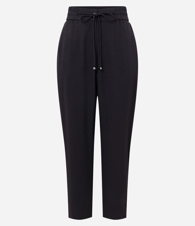Pantalón Fluido con Cintura Elástica y Lazo 7