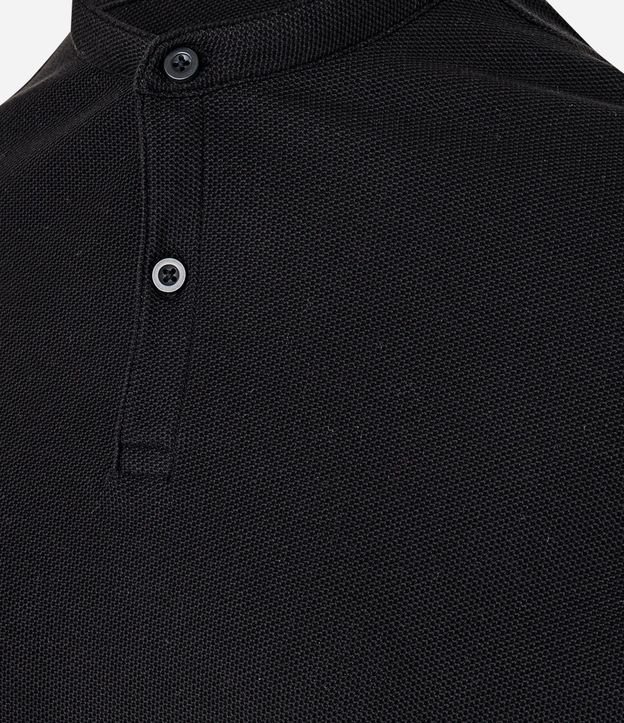 Camisa Polo Slim en Piquet Texturizado con Cuello Polo 12