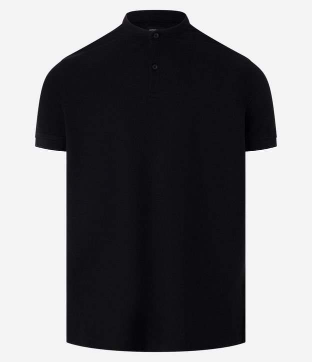 Camisa Polo Slim en Piquet Texturizado con Cuello Polo 9