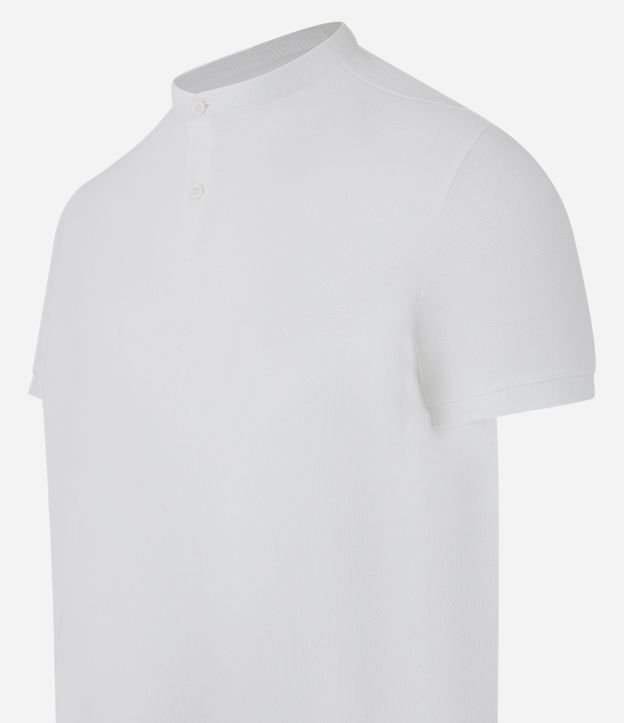 Camisa Polo Slim en Piquet Texturizado con Cuello Polo 7
