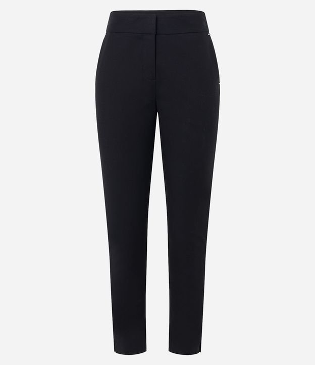Pantalón Sastrería con Bolsillos Detanteros Sin Estampa 7