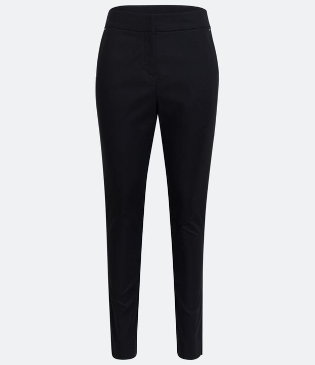 Pantalón Sastrería con Bolsillos Detanteros Sin Estampa 6