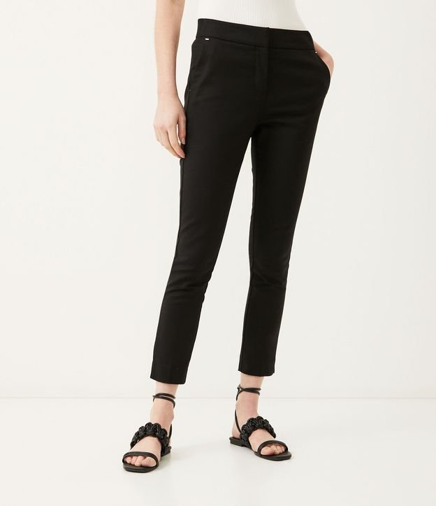 Pantalón Sastrería con Bolsillos Detanteros Sin Estampa 2