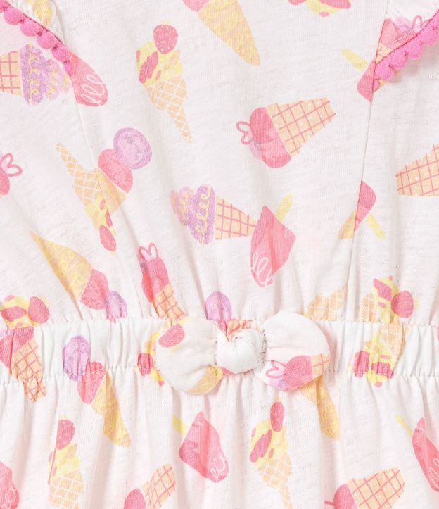 Enterito Infantil con Estampado de Helado y Paletas - Talle 0 a 18 meses 3
