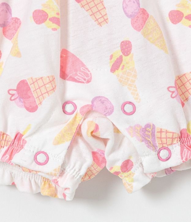 Enterito Infantil con Estampado de Helado y Paletas - Talle 0 a 18 meses 4