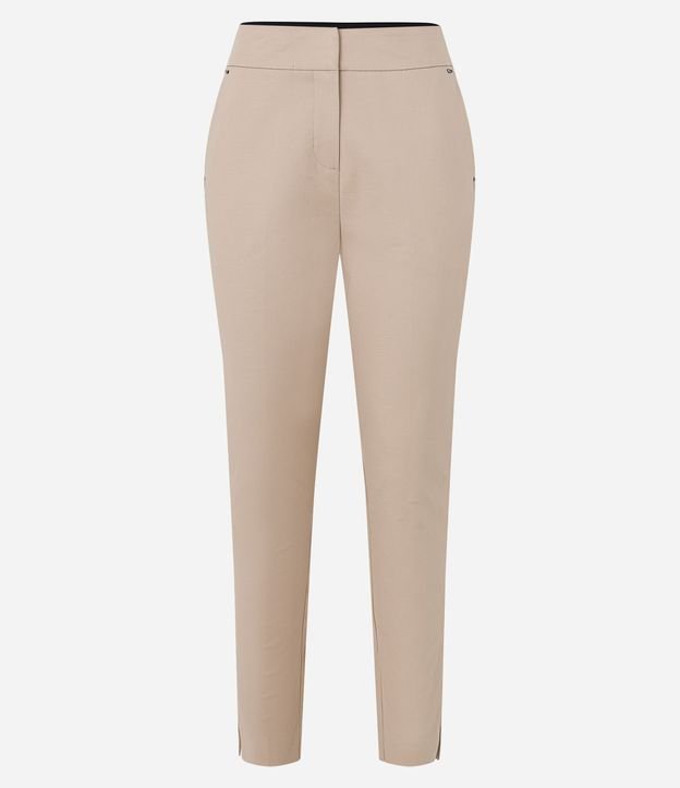 Pantalón Sastrería con Bolsillos Detanteros Sin Estampa 5