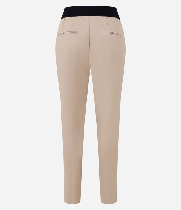 Pantalón Sastrería con Bolsillos Detanteros Sin Estampa 7