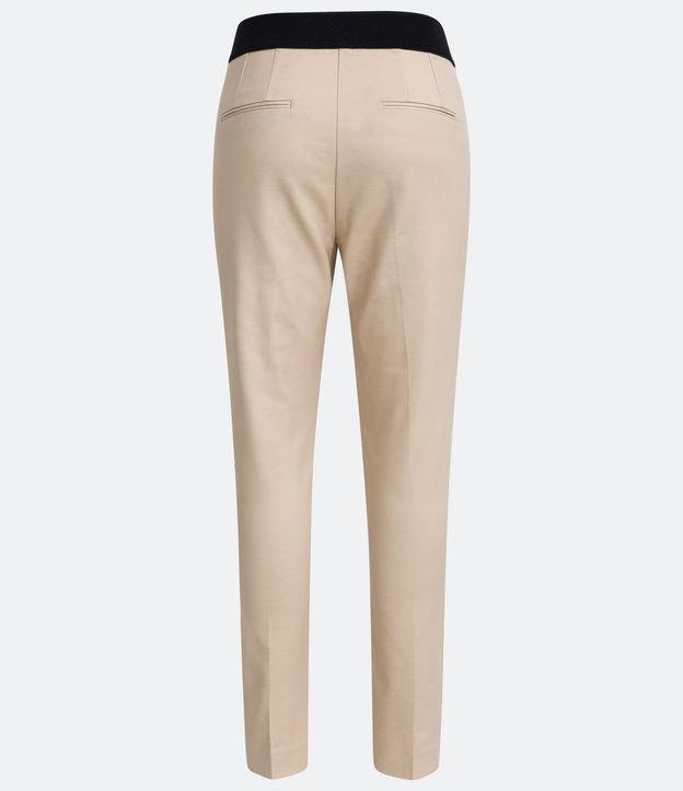 Pantalón Sastrería con Bolsillos Detanteros Sin Estampa 6