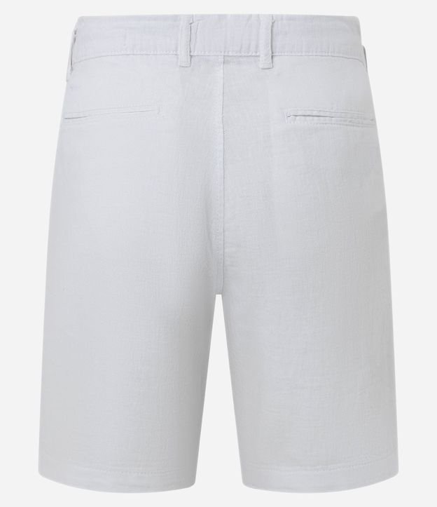 Bermuda Slim Texturizada en Lino con Algodón 5