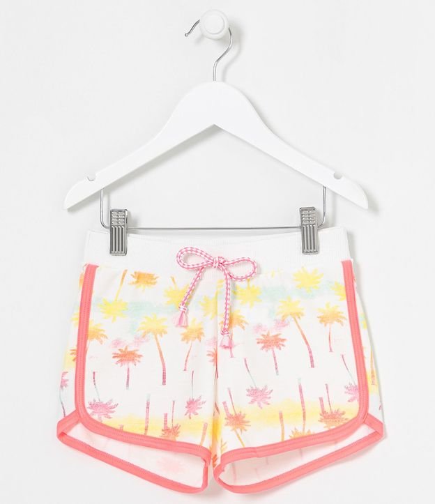 Short Infantil Estampado de Piñas - Talle 5 a 14 años