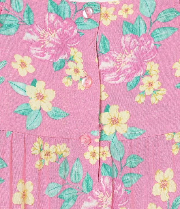 Vestido Infantil Marias en Viscosa Estampado Floral - Talle 1 a 5 años 4