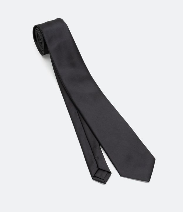 Corbata Clássica Satinada con Textura 3