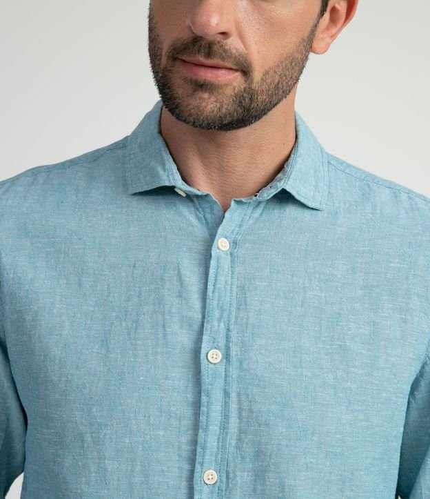 Camisa Comfort Básica en Lino 3