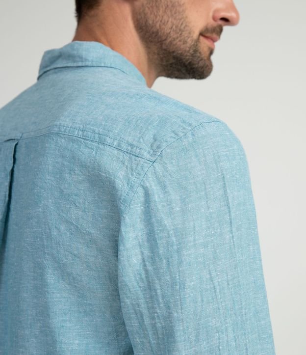 Camisa Comfort Básica en Lino 4