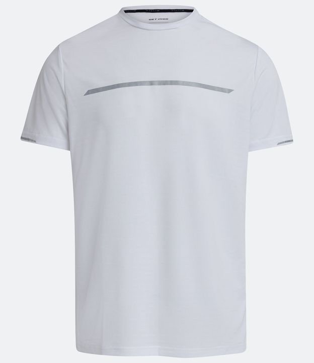Remera Deportiva Manga Corta con Banda Reflectiva