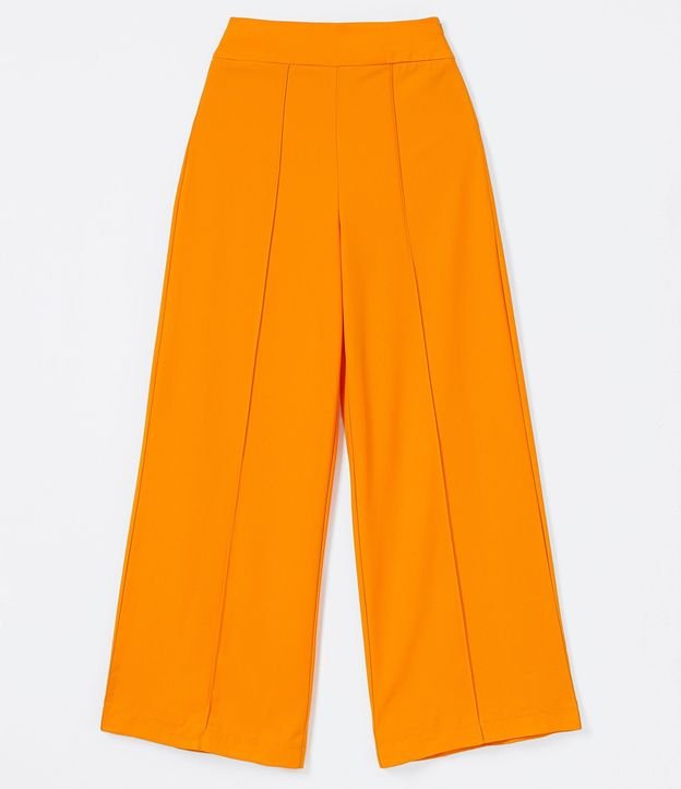 Pantalón Pantalona en Crepé con Friso Delantero 5