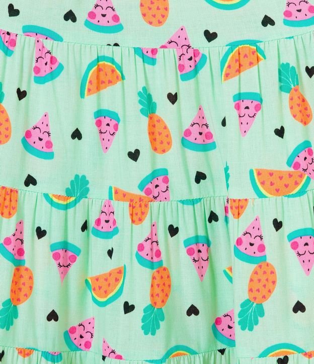 Vestido Infantil en Viscosa Marias Estampados de Frutas - Talle 1 a 5 años 3