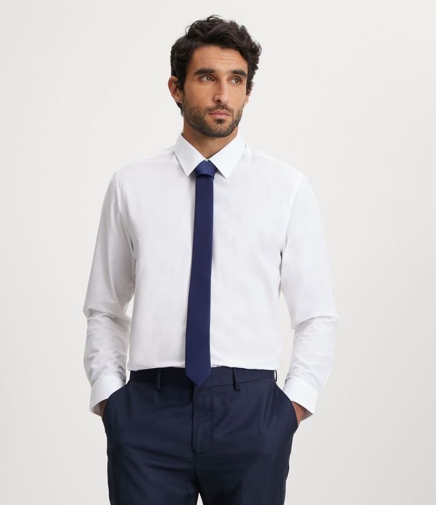 Corbata Slim Básica en Satén 5
