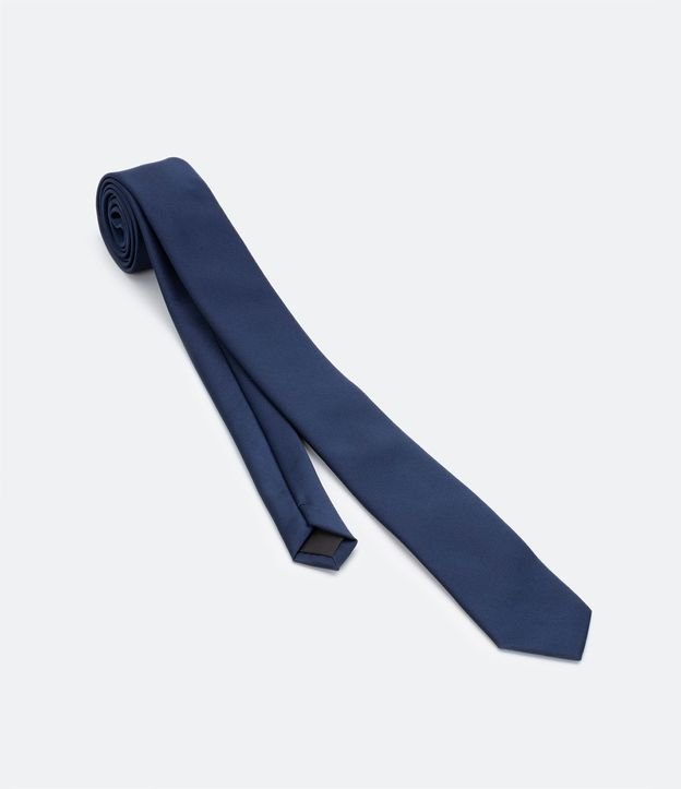 Corbata Slim Básica en Satén 2