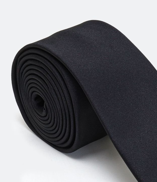 Corbata Slim Básica en Satén 2