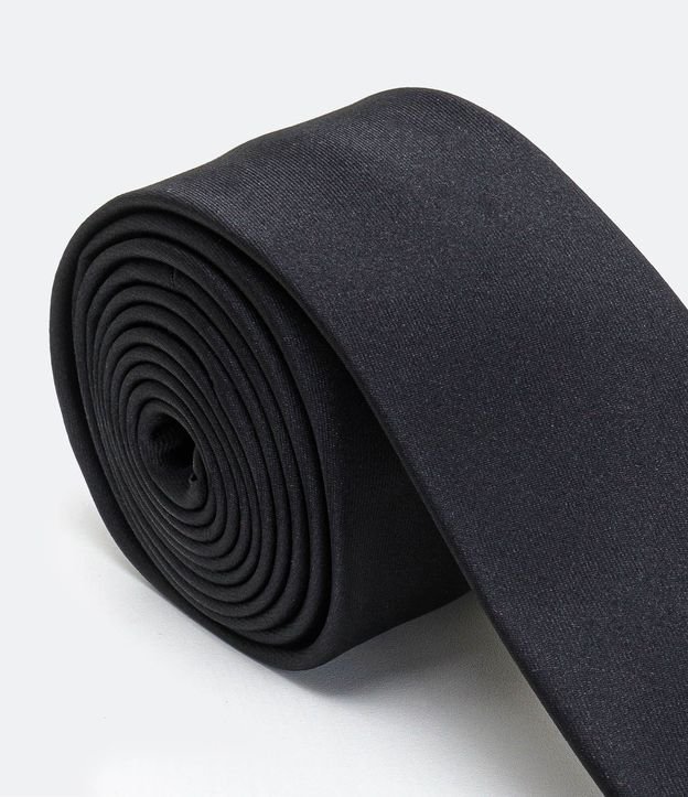 Corbata Slim Básica en Satén 4