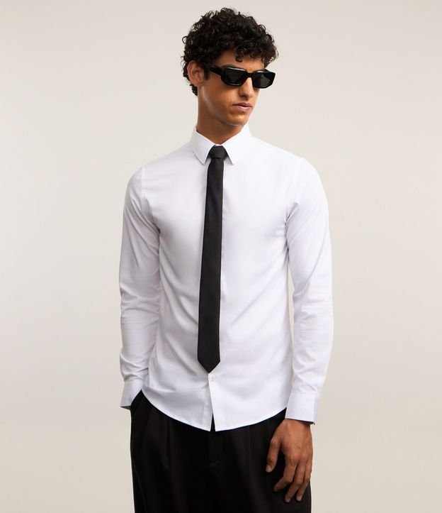 Corbata Slim Básica en Satén 7