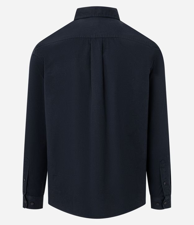 Camisa Manga Larga en Sarga con Bolsillos 6