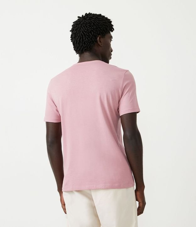Remera Slim Básica en Algodón Peruano con Cuello Redondo 3