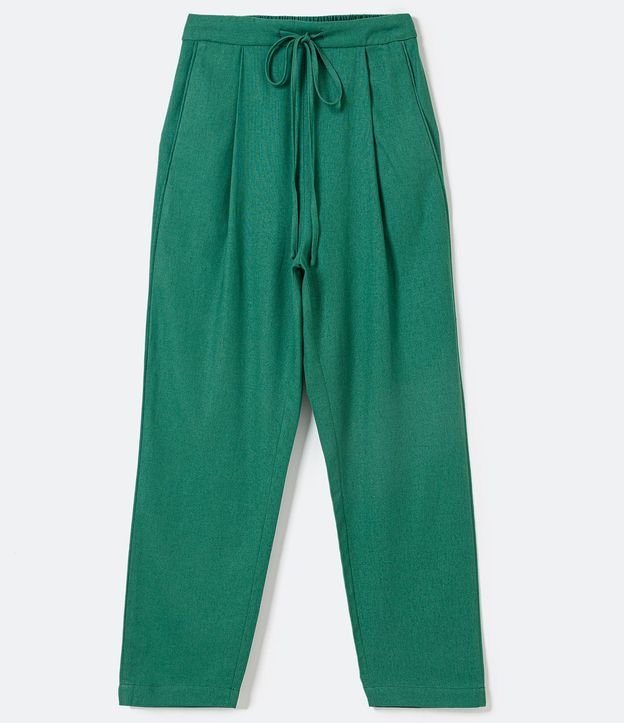 Pantalón Fluido en Viscolino con Cordón 7