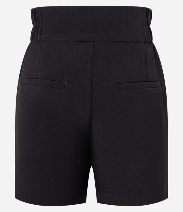 Short Sastre con Cintura Elástica y Abotonado Doble 10
