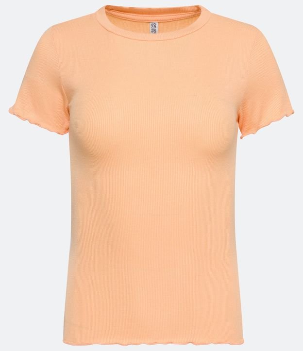 Blusa Básica en Ribana con Volados en la Barra 5