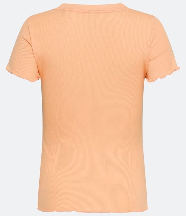 Blusa Básica en Ribana con Volados en la Barra 6
