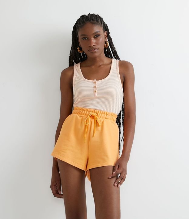 Short Runner Básico en Algodón con Cintura Elástica y Ajuste 4