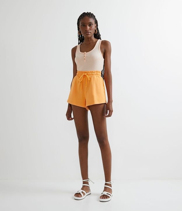 Short Runner Básico en Algodón con Cintura Elástica y Ajuste 5