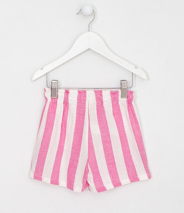 Short Infantil en Viscosa Rayado - Talle 1 a 5 años 2