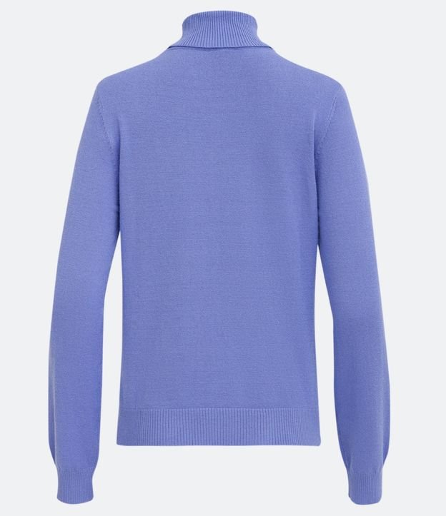 Blusa Alargada de Punto con Cuello Alto 5