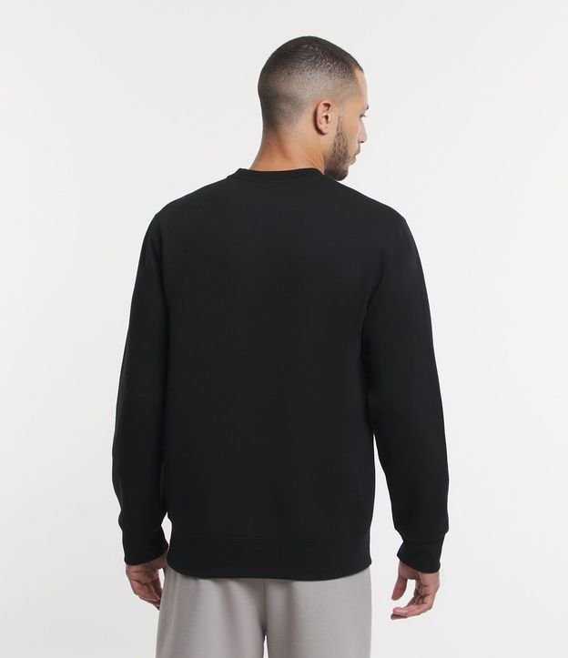 Buzo Deportivo con Cuello Redondo y Etiqueta Aplicada 3