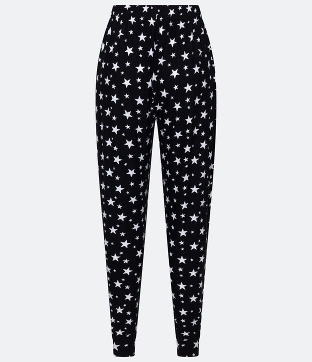 Pantalón de Pijama con Estampado de Estrellas 7